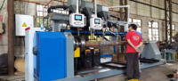 Machine automatique de soudage de surfaçage de revêtement de cylindre de tuyau CNC soudeuses à l'arc multifonctions