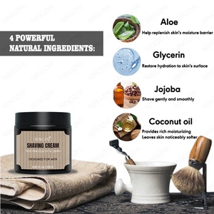 <span class=keywords><strong>Crème</strong></span> à raser bio personnalisée pour hommes, formule hydratante et nettoyante au bois de santal naturel pour une rasure douce et <span class=keywords><strong>anti</strong></span>-<span class=keywords><strong>rougeurs</strong></span> - Product Image 4