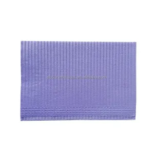 Premium 4PLY Purple/Lavender Dental Patient Bib 13X18 - 3ply Tissue+Poly