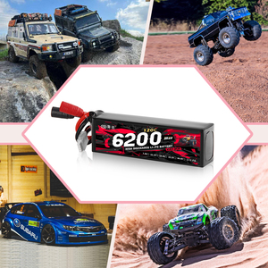 LEIDA LD02 4S 14.8V 120C 6200mAh 리튬 폴리머 배터리 (FPV 쿼드콥터, 드론, 비행기, RC 자동차, 트럭 및 보트용) - Product Image 3