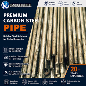 Tubería de Acero al Carbono Soldada API 5L Gr.B A53 Gr.B Pretratada de 88.9mm 3mm Sch10 API 5L para Fabricación de Calderas - Product Image 1