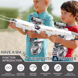 ปืนฉีดน้ำไฟฟ้าสำหรับเด็กปืนฉีดน้ำไฟฟ้าของเล่นกลางแจ้งสำหรับเด็กใหม่ฤดูร้อน - Product Image 2