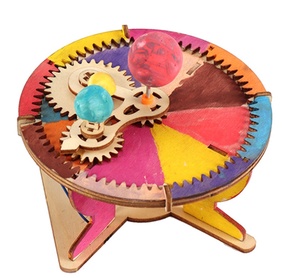 Ensemble d'engrenages Terre Lune Soleil, modèle géographique DIY, kits d'éducation scientifique pour enfants, jouet de puzzle à assembler - Product Image 3