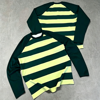 Fabricant de vêtements personnalisés, T-shirt à manches longues imprimé à l'écran et numériquement, style streetwear unique, design à épaules tombantes et tissu épais