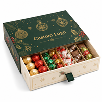 Boîte cadeau personnalisée pour bougies chauffe-plat de Noël, emballage rigide en papier avec insert en mousse pour coffrets de bougies de fêtes