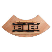 Table pliante de banquet avec plateau en contreplaqué pour location de mariage, lieux événementiels, restaurants, hôtels et projets de restauration