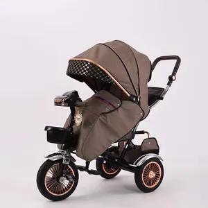 Üretici toptan düşük fiyat bebek arabası fiyat/çocuk üç tekerlekli bisiklet fabrika/çocuk arabası Trike katlayabilirsiniz