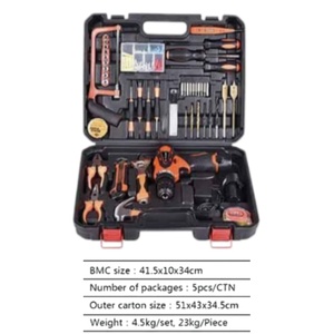 XTXS BYD-117 <span class=keywords><strong>Coffret</strong></span> à outils en acier inoxydable pour <span class=keywords><strong>batterie</strong></span> lithium-ion, 117 pièces, avec porte-embouts rigide et poignées – Boîte à outils personnalisable OEM - Product Image 2