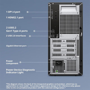 คอมพิวเตอร์ตั้งโต๊ะสำนักงาน รุ่นดั้งเดิม ใช้ Intel Core I3/i5/i7 รุ่นที่ 14 แรม 8GB SSD 512GB ยี่ห้อ DE-LL รุ่น ECT1250 MT - Product Image 6