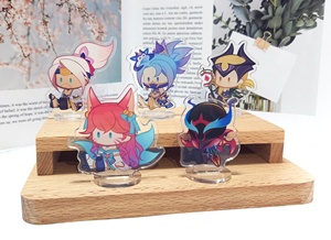 OEM ODM Anime League of Legends Figuras <span class=keywords><strong>de</strong></span> Acrílico Mid Champions Vol 1 Yasuo Akali Leblanc Ahri Zed - Product Image 1
