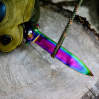 Couteau pliant tactique Yeehand OEM personnalisé avec lame en acier 3cr13 et manche en titane