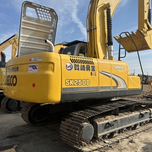 Excavadora de cadenas Kobelco SK250D usada de 25 toneladas con motor Hino, engranajes y bomba - Excelente estado, en venta - Product Image 1