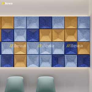 ฝาครอบกันเสียงอะคูสติกขนาดใหญ่ประดับ3D อะคูสติกสี่เหลี่ยมสำหรับสตูดิโอ - Product Image 6