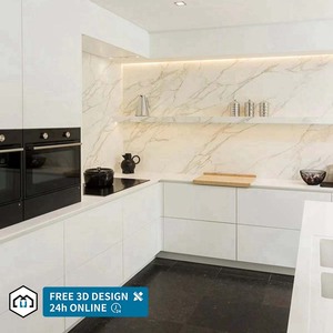 George nhóm tùy chỉnh đầy đủ tủ bếp tủ đảo đặt Shaker mô-đun thiết kế hiện đại tủ bếp sẵn sàng để lắp ráp - Product Image 4