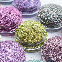 Les fabricants fournissent du maquillage de qualité cosmétique pour l'artisanat, de la cellulose végétale, de la poudre pailletée biodégradable 1/128, pochette hexagonale personnalisée.