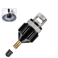 Kit de buse d'air pour paddleboard avec adaptateur de pompe de gonflage Adaptateur de valve d'air pour bateau gonflable