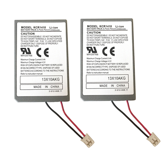 Plastic 2000mAh Replacement Battery with Charger Cable for / Pro Slim Joystick Gamepad (Wired)
