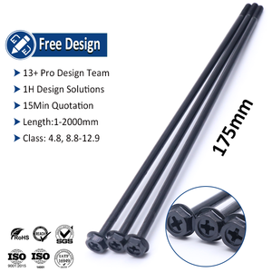 Đen dài Chiều dài máy chủ đề vít chéo lõm sắt thép carbon mặt bích bên ngoài Hex lạnh tiêu đề vít với máy giặt - Product Image 1