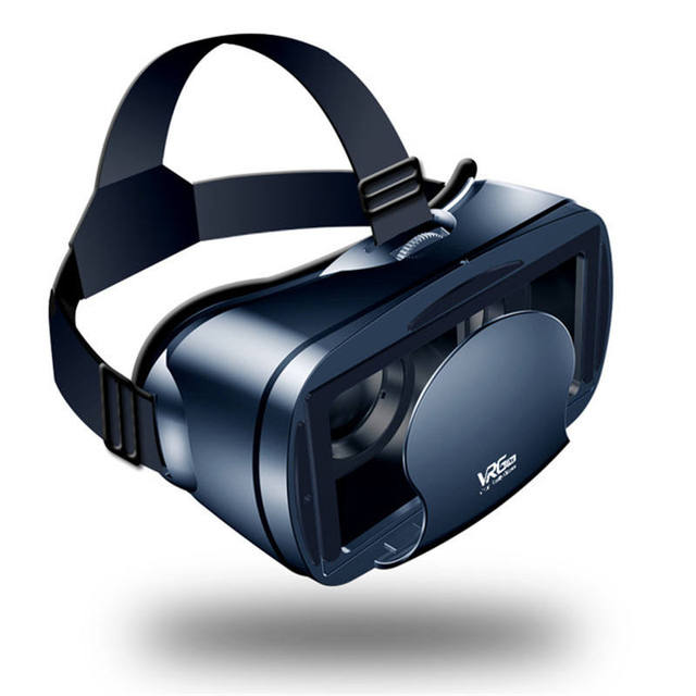 VRG Pro VR Headset Audio Video Version Blu-ray Coated Lenses All-in-One 3D VR Glasses for Smartphones