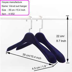 Velvet Cloth <strong>Hanger</strong> Velvet Coat <strong>Hanger</strong> Velvet Plastic Suit <strong>Hangers</strong> - Product Image 3