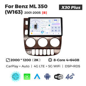 Radio Estéreo para Auto MEKEDE MS Android 15 de 8 Núcleos con WIFI Inalámbrico para Benz ML <span class=keywords><strong>350</strong></span> W163 2001-2005, Reproductor de DVD para Auto con GPS y Sistema de Audio RDS - Product Image 3
