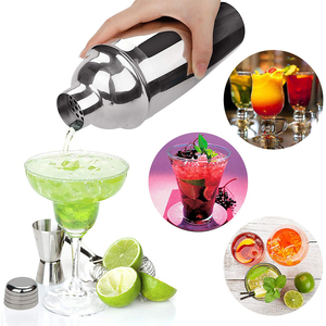 Professional Metal Silver Cocktail <strong>Shakers</strong> Bar Tools Accessories 750Ml Stainless Steel Cocktail <strong>Shaker</strong> - Product Image 3