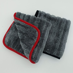 Car Wash <b>Towel</b> Coral Fleece Braided Fabric <b>Extra</b> Thick <b>Large</b> Absorbent Hand Cleaning Cloth - Product Image 3
