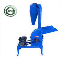 Molino de Martillos Multifuncional de Aluminio, Trituradora de Alimentos para Granja, Maíz, Soja, Paja, Hierba, Granos, Procesamiento de Cría, Alta Eficiencia