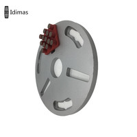 Disque abrasif diamanté à changement rapide super performant de 178 mm, 7 pouces, épaisseur de 10 mm pour le meulage de la pierre et du béton, OEM