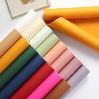Papier d'Emballage Artistique en Rouleau, Série Fenghua, Couleur Unie, Importé, Imperméable et Résistant aux Déchirures, 58*58CM/15 Qiaoyin