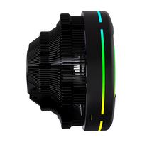Lovingcool nouveauté UFO conception ordinateur CPU radiateur ventilateur couleur LED changeant rvb CPU refroidisseur d'air ventilateur pour processeur PC