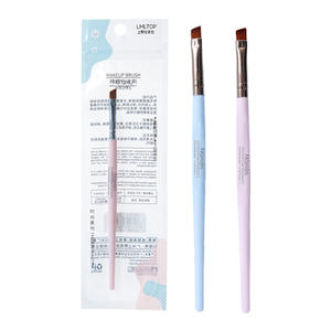 Cepillo para cejas LMLTOP con cerdas de nylon en ángulo y mango de plástico B0481, herramienta de maquillaje para una aplicación precisa. - Product Image 2