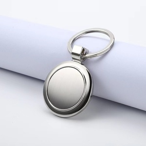 Bán hàng nóng Kẽm hợp kim tùy chỉnh Keychain kim loại khắc logo thăng hoa khoảng trống <span class=keywords><strong>Keyring</strong></span> cho quà tặng khuyến mãi - Product Image 3