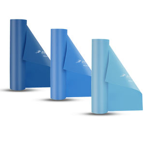 Bandes élastiques plates d'étirement de yoga avec logo personnalisé Bandes de résistance en latex et <span class=keywords><strong>caoutchouc</strong></span> Bandes d'exercice de fitness pour entraînement physique et thérapie physique - Product Image 2