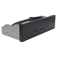 لوحة أمامية USB بوصة 2 منافذ USB + النوع c أول 20GBPS محور Usb أمامي لسطح المكتب