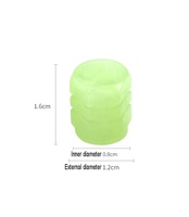 Bouchon de valve fluorescent de moto lumineux lumineux de lumière de valve de pneu d'automobile