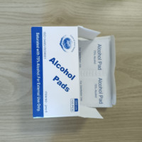 Lingettes désinfectantes jetables en non-tissé à 70 % d'alcool isopropylique, personnalisables, emballées individuellement, pour la vente en gros