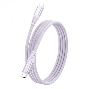 Cable de Carga Rápida USB-C a USB-C de 240W con Revestimiento de Nailon para <span class=keywords><strong>iPhone</strong></span> 15/16/17, <span class=keywords><strong>MacBook</strong></span>, iPad, Samsung y Portátiles - 6 Colores Disponibles - Product Image 3
