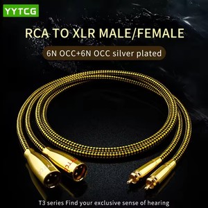 Câble double <span class=keywords><strong>RCA</strong></span> vers <span class=keywords><strong>XLR</strong></span> mâle/femelle <span class=keywords><strong>XLR</strong></span> vers <span class=keywords><strong>RCA</strong></span> POUR Câble Phono Câble de connexion audio stéréo HiFi Câble de microphone - Product Image 5