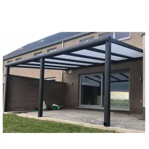 Waterproof Aluminum Canopy Terrace Roof Polycarbonate Canopy Balcony Patio Cover