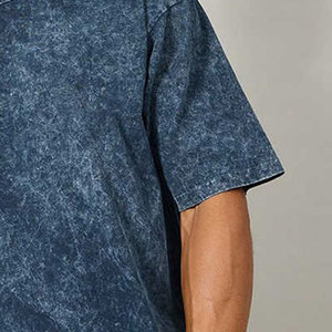 Camiseta de Hombre con Lavado Ácido, Nueva Tendencia en Ropa Casual, Personalizada, Ligera, de Alta Calidad, Transpirable y de Secado Rápido - Product Image 3