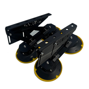 Boîte <span class=keywords><strong>de</strong></span> <span class=keywords><strong>toit</strong></span> QIMING à ventouses avec barres transversales, capacité 550L, installation <span class=keywords><strong>sans</strong></span> perçage pour berlines - Product Image 2