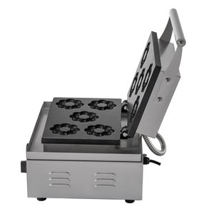 Máquina eléctrica comercial para hornear gofres, Donut de flores, 5 agujeros, gran oferta - Product Image 3