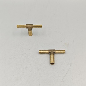 1/4 "(6mm) ข้อต่อตัวทีก้านทองเหลืองสำหรับ1/4" ท่อไอดีแยกสหภาพ<span class=keywords><strong>3</strong></span>ทางสำหรับท่ออากาศเชื้อเพลิงน้ำ - Product Image 6