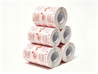 Stiker Label Transparan PVC Vinyl Bening Custom Logo Cetak Hot Stamping Kuat untuk Kosmetik & Makanan & Kerajinan