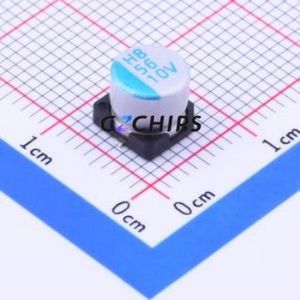 Condensador Sólido OCV560M1ATR-0606 SMD, D6.3xL5.9mm (Capacitancia: 56uF) (Precisión: 20%) (Voltaje Nominal: 10V) - Product Image 1