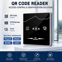 Lecteur de codes QR RFID 13,56 MHz de proximité, lecteur NFC intelligent intégré, scanner de codes QR Wiegand26 pour tourniquet, lecteur de contrôle d'accès