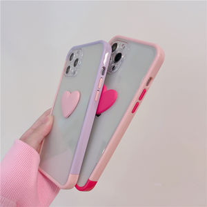 Per <span class=keywords><strong>iphone</strong></span> 12 13 11 custodia tpu clear 3D colorful love heart per <span class=keywords><strong>iphone</strong></span> x xs max <span class=keywords><strong>xr</strong></span> custodia <span class=keywords><strong>cover</strong></span> posteriore trasparente - Product Image 2