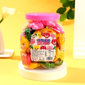Vente en gros de bonbon gommeux grenouille fourré à la confiture bonbon mou chat fruité marque privée bonbon gommeux canard halal - Product Image 6