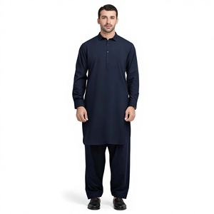 Salwar Kameez, Traje Formal Pakistaní para Hombre, Ropa Tradicional Islámica, Corte Regular para Bodas, Eid, Oficina y Uso Diario - Product Image 1